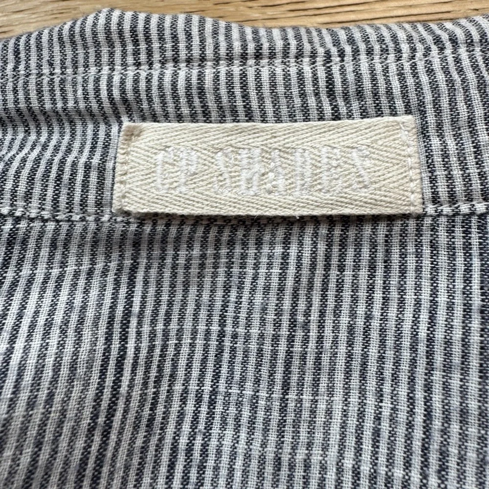 CP Shades Rooney Striped Cotton Blouse Sz M/L Boxy PRISTINE Price firm! - Picture 11 of 14